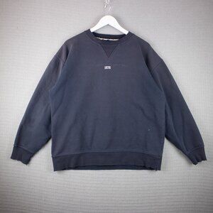 B.U.M Equipment Heavily Distressed Thrashed Faded Sweater XL